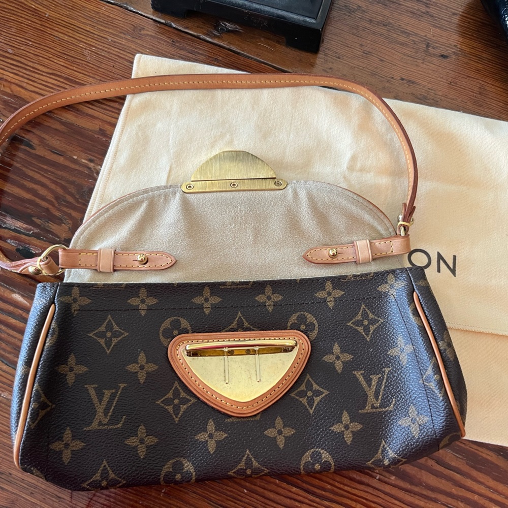Louis Vuitton Brown Monogram Canvas Shoulder Bag
